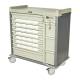 Harloff SL28BIN5-EKC Standard Line 28 - 5" Med-Bin Medication Cart with CompX Electronic Lock