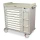 Harloff SL54BIN3-EKC Standard Line 54 - 3.5" Med-Bin Medication Cart with CompX Electronic Lock