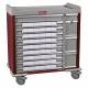 Harloff Standard Line 54 - 3.5" Med-Bin Medication Cart with Key Locks