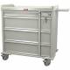 Harloff Standard Line 600 Punch Card Medication Cart with CompX Electronic Lock, Single Wide Narcotics Drawer