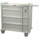 Harloff SL600PC-EKC Standard Line 600 Punch Card Medication Cart with CompX Electronic Lock, Single Wide Narcotics Drawer