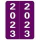 2023 Year Labels - Smead Compatible - Size 2" H x 1 1/2" W