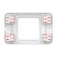 Compulocks High Bond Adhesive Pad Universal VESA Plate - White