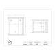 Poltex SMSHARP-M Small Sharps Container Holder - Dimensions