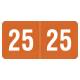 Arden Label SMYM-25-S4 Smead Compatible SMYM Series 2025 Year Labels - Size 1/2" H x 1" W
