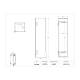 Poltex SPIROCAL-W Spirometry Calibration Syringe Holder - Dimensions