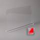 Poltex SPLASH-12X20-T Splash Guard, VHB Tape Mount, 20" W x 12.25" H