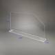 Poltex SPLSHACXL Splash Guard, Free-Standing, 35.60" W x 17" H - Dimensions