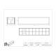 Poltex SQBTLSHF10215-125 Square Media Bottle Drawer, 125 mL - Dimensions