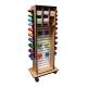 Pivotal Health Solutions SR-001-53LO Stor-Edge™ Multi-Purpose Cart with Dual Slatwall Panels - Oak Laminate (Weight Kit and Exercise Balls are Not Included)