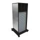 Pivotal Health Solutions SR-005-55LB Stor-Edge™ Multi-Purpose Cart with Drop-Down Desk, Black Laminate - Back View