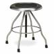 Clinton Model SS-2169 Stainless Steel Stool with Rubber Feet & 15" Diameter Stainless Steel Seat