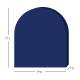 Columbus Healthcare SSP-129HC-DM MRI Head Coil Pad with 4 Way Stretch Medium Blue Cover, Large, 9" W x 12" L x 1" H - Dimensions