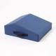 Columbus Healthcare SSW-16156K-DM Angled Knee Wedge with 4 Way Stretch Medium Blue Cover - Small, 15" W x 16" L x 6" H