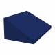 Columbus Healthcare SSW-262412-DM 90 Degree Cardiac Wedge with 4 Way Stretch Medium Blue Cover - 24" W x 26" L x 12" H