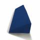 Columbus Healthcare SSW369-30106 Multi-Angled 30, 60, 90 Degree Oblique Foam Positioner Wedge with 4 Way Stretch Medium Blue Cover - 10" W x 30" L x 6" H