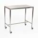 MidCentral Medical Stainless Steel Instrument Table with H-Brace