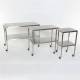 Stainless Steel Instrument Table with Shelf