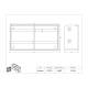 Poltex STKR20 Sticker Dispenser - Dimensions