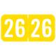 Arden Label STYM-26-T4 Sav-Tyme Compatible STYM Series 2026 Year Labels - Size 3/4" H x 1 1/2" W