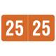 Arden Label SYPK-25 Smead ETS Compatible SYPK Series 2025 Year Labels - Size 1/2" H x 1" W
