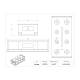 Poltex SYRINGDRY Syringe Drying Rack - Dimensions