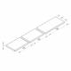 Columbus Healthcare T-1SNM1780-DMAS Replacement Scan-Support Table Pad 3-Piece Set for GE Optima 450 Table - 4 Way Stretch Medium Blue with Anti-Skid Bottom Specifications