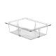 Pegasus T103040-PC Solid Tray - Polycarbonate, Clear, 12" L x 16" W x 4" H