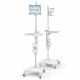 Capsa T2500-T Tryten S5 Medical Monitor Cart.  Tablet and Power Cable NOT included.  Work Surface (SKU T2555) accessory sold separately.