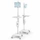 Capsa T2500-T Tryten S5 Medical Monitor Cart. Tablet and Power Cable NOT included. Work Surface (SKU T2555) accessory sold separately.