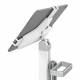 Position your tablet at various angles for ease of use.   With the Universal Tablet Bracket, you can mount and lock tablets and iPads up to 12.95" with or without a case