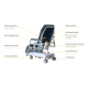 Champion Healthcare T4-182 T4 Special Procedure Stretcher Chair with Seat Tilt, Wide Back, Auto-Extending Footrest, and I.V. Wells - Annotated (The Image Shown May Include Features, Accessories, or Fabrics that do not Come Standard on Base Model)