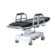 Champion Healthcare T4 Procedure Stretcher Chair with Seat Tilt - Side View (The Image Shown May Include Features, Accessories, or Fabrics that do not Come Standard on Base Model)