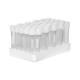3B Scientific DuoClick Culture Tube 14mL (17 x 100mm) with Attached Two Position Screw-Cap on Foam Rack