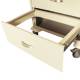 The 8" drawers of every T-Series cart have been replaced with frames that hold most standard storage trays, which are sold separately.