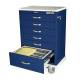 Harloff TPS3028EC6 T-Series Standard Width Tall Anesthesia Cart with Six Drawers, Basic Electronic Pushbutton Lock (Tray is sold separately, and supplies are not included.)