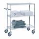 R&B Wire Triple Shelf Utility Cart - without Solid Bottom Shelf (Supplies are Not Included)