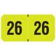 Arden Label TRYM-26-T4 Traco Compatible TRYM Series 2026 Year Labels - Size 3/4" H x 1 1/2" W