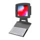 Compulocks UKBTRAYB Universal Keyboard Tray - Black, Actual Use Left Angle View (Enclosure is Sold Separately; Tablet is Not Included)