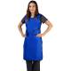 Universal Medical UM-QSFLXB-LF Series Fast Ship Flex Back Lead Free Apron - Royal Blue Nylon (Front View)