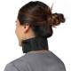 Universal Medical UM-QSTC-LF Series Fast Ship Lead Free Thyroid Shield - Black Nylon (Back View)