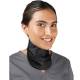 Universal Medical UM-QSTC-LF Series Fast Ship Lead Free Thyroid Shield - Black Nylon (Front View)