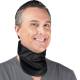 Universal Medical UM-QSTC-LF Series Fast Ship Lead Free Thyroid Shield - Black Nylon (Front View)