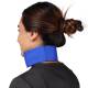 Universal Medical UM-QSTC-LF Series Fast Ship Lead Free Thyroid Shield - Royal Blue Nylon (Back View)