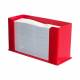 Red Acrylic Tri-Fold Paper Towel Dispenser           
                            