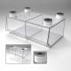 Poltex UNDRBULK2-M Undermount Double Bulk Bin - Magnet Mount