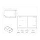 Poltex UNDRBULK2 Undermount Double Bulk Bin - Dimensions