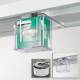 Poltex UNDRSMLAB-M Undermount Small Lab Wipe Box Holder - Magnet Mount (Supplies are Not Included)