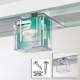 Poltex UNDRSMLAB-SC Undermount Small Lab Wipe Box Holder - Screw Mount (Supplies are Not Included)