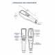 NextVein V800NV Digital Vein Finder System - Dimensions and Labels
